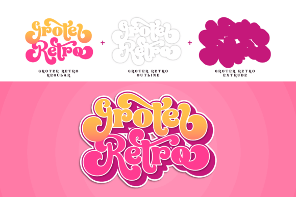 Groter Retro Font - Image 2