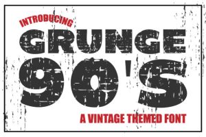 Grunge 90'S Font