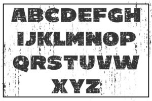 Alternative view of Grunge 90'S Font