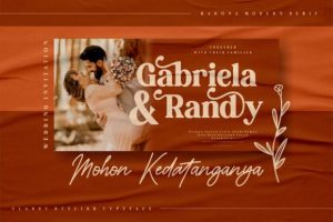 Alternative view of Hagona Font