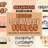 Retro Halloween Bundle Font