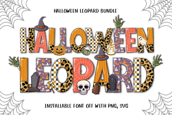 Halloween Leopard Font