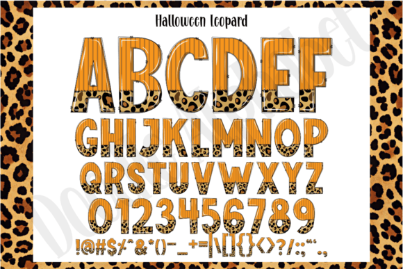 Halloween Leopard Font - Image 4