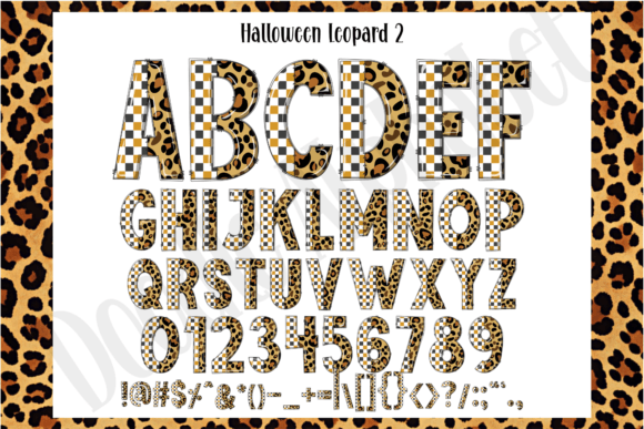 Halloween Leopard Font - Image 5