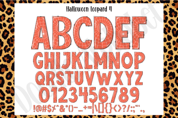 Halloween Leopard Font - Image 6