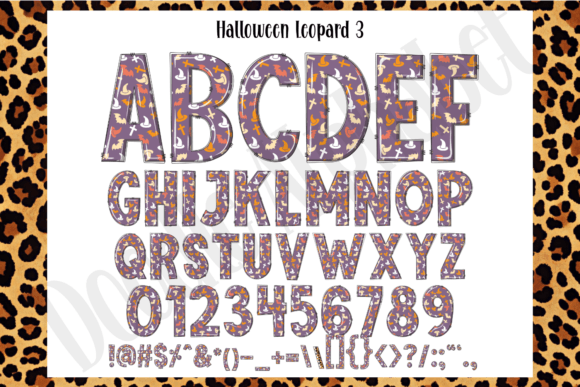 Halloween Leopard Font - Image 7