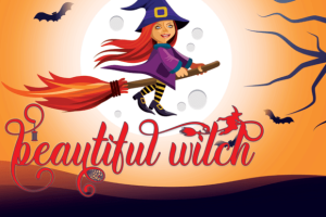 Alternative view of Halloween Witches Duo Font