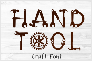 Hand Tool Font