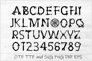 Alternative view of Hand Tool Font