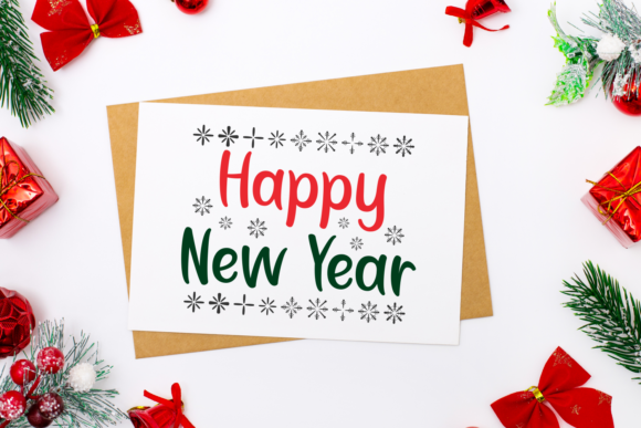 Happily Christmas Font - Image 4