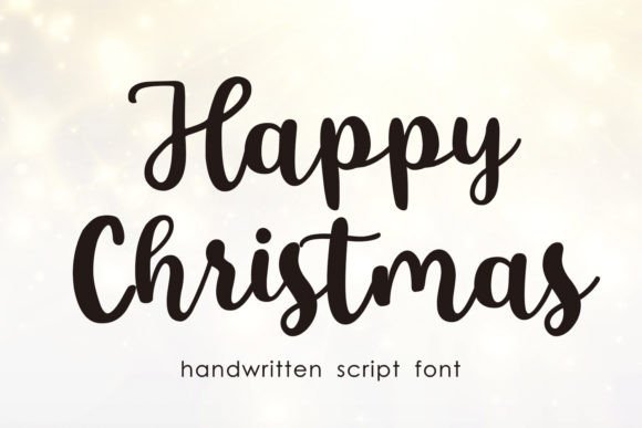 Happy Christmas Font