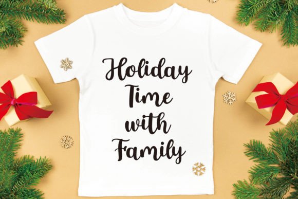 Happy Christmas Font - Image 4