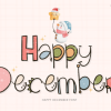Happy December Font