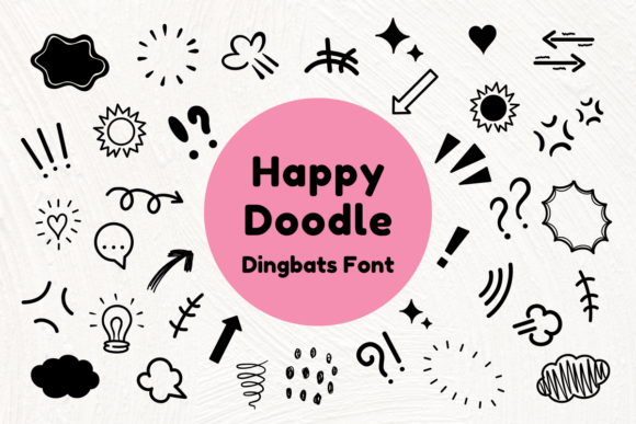 Happy Doodle Font