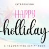 Happy Holliday Font