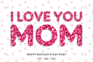 Happy Mothers Day Font