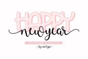 Happy New Year Font