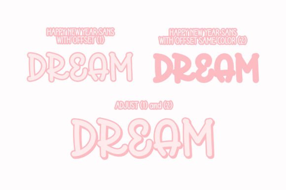 Happy New Year Font - Image 3
