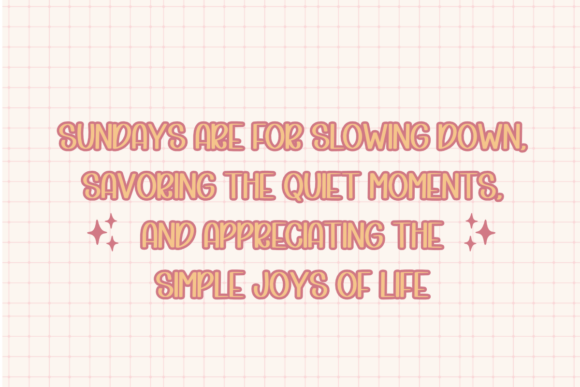 Happy Sunday Font - Image 3