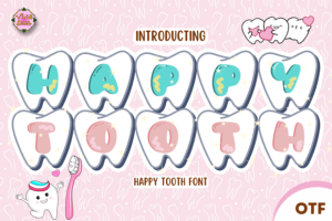 Happy Tooth Font