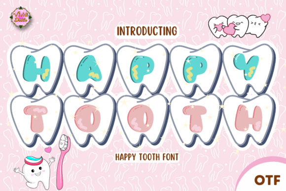 Happy Tooth Font