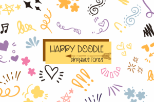 Happy Doodle Font