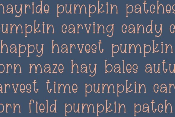 Harvest Hayride Font - Image 3