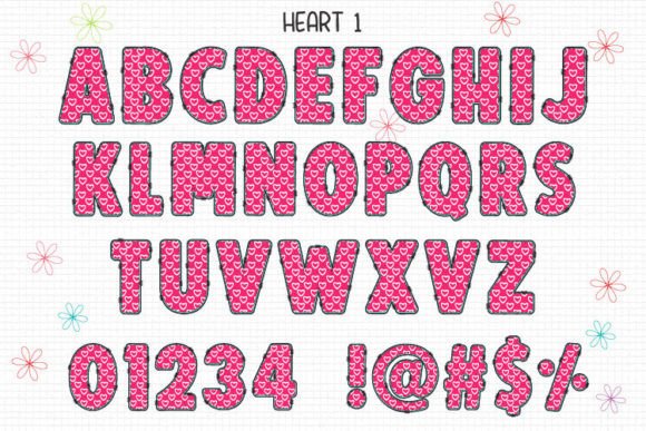 Heart Font - Image 2