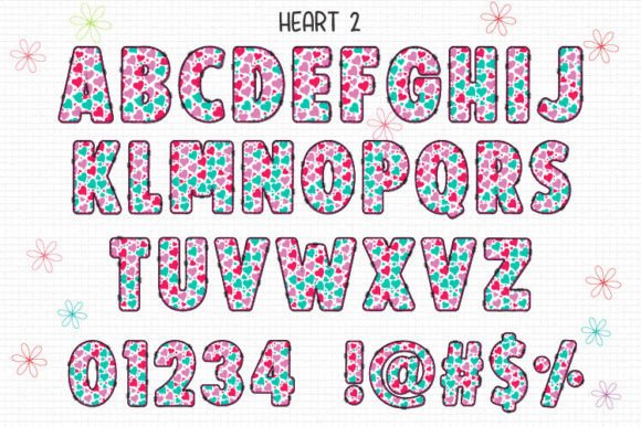 Heart Font - Image 3