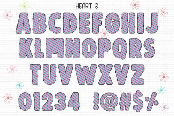 Heart Font - Image 4