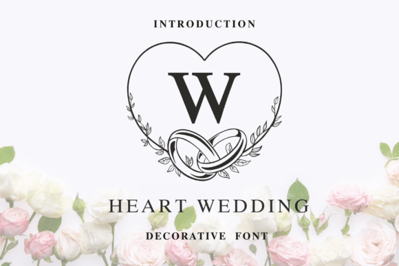 Heart Wedding Font