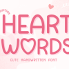 Heart Words Font
