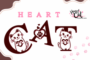 Heart Cat Font