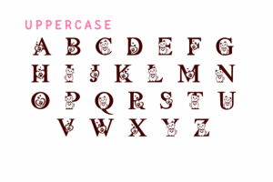 Alternative view of Heart Cat Font