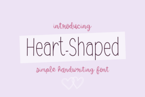 Heart-shaped Font