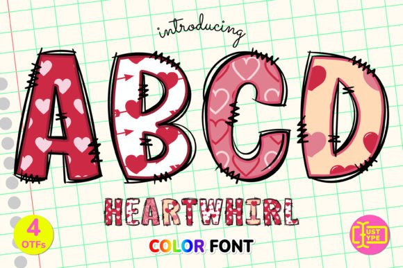 Heartwhirl Font