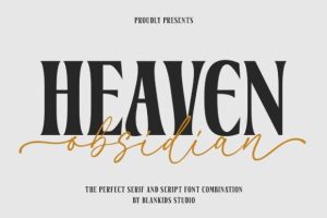 Heaven Obsidian Font