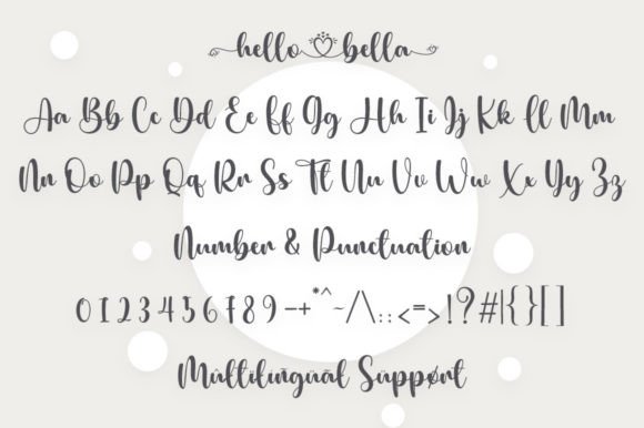 Hello Bella Duo Font - Image 9