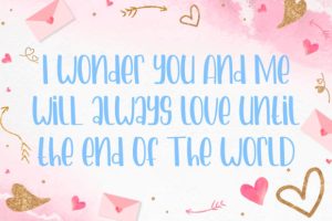 Alternative view of Hello Cactus Font