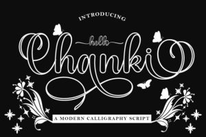 Hello Chanki Outline Font