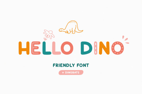 Hello Dino Font
