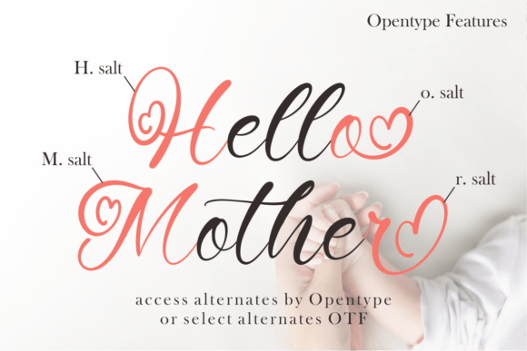 Hello Mother Font - Image 2