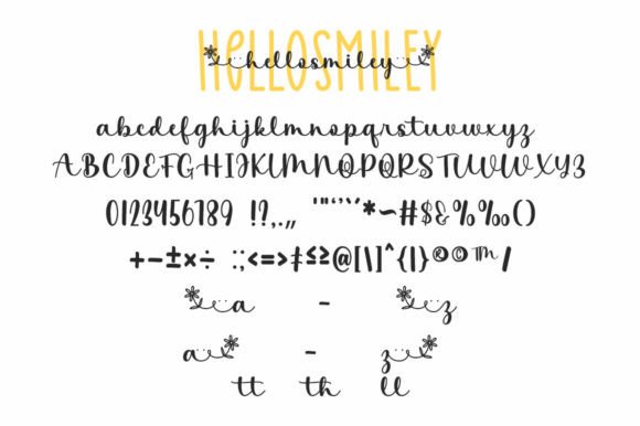 Hello Smiley Font - Image 7