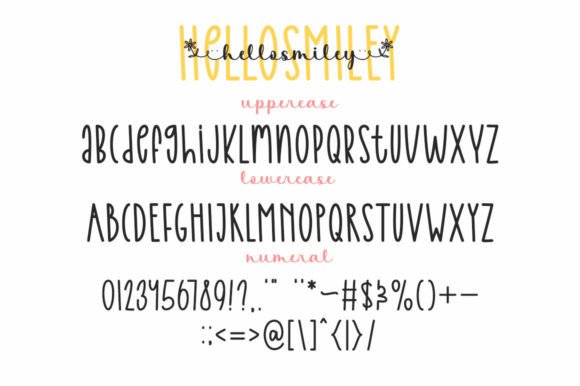 Hello Smiley Font - Image 8