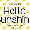 Hello Sunshine Font