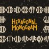 Hexagonal Monogram Font