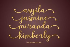 Alternative view of Hey Berli Font