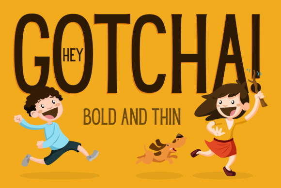 Hey Gotcha! Font