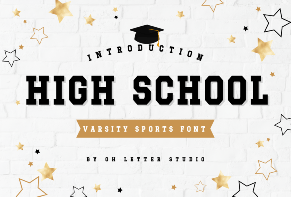 High School Font