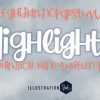 Highlights Font
